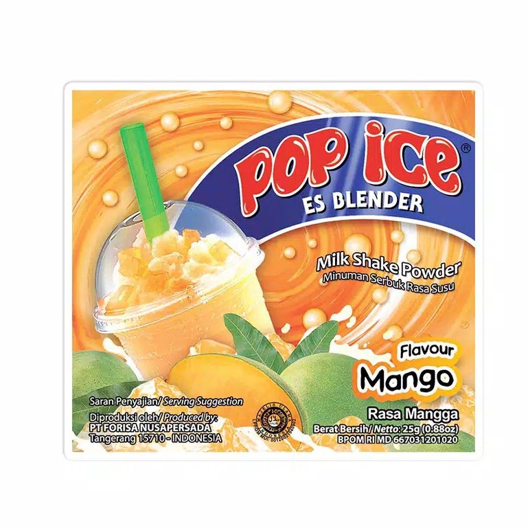 

Pop Ice Rasa Mangga Renceng (Isi 10 sachet)