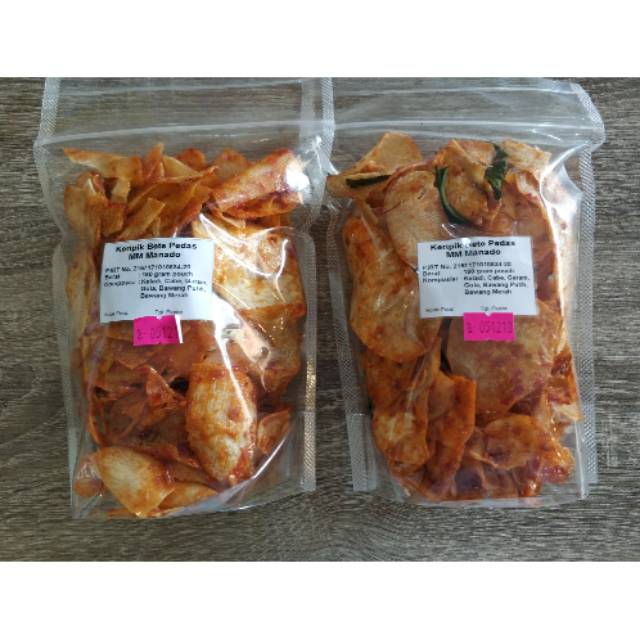 

KRIPIK BETE PEDAS MM MANADO