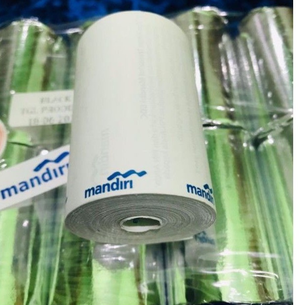 

[10 roll] Kertas Thermal EDC Struk - logo Bank Mandiri 57x40/58x40