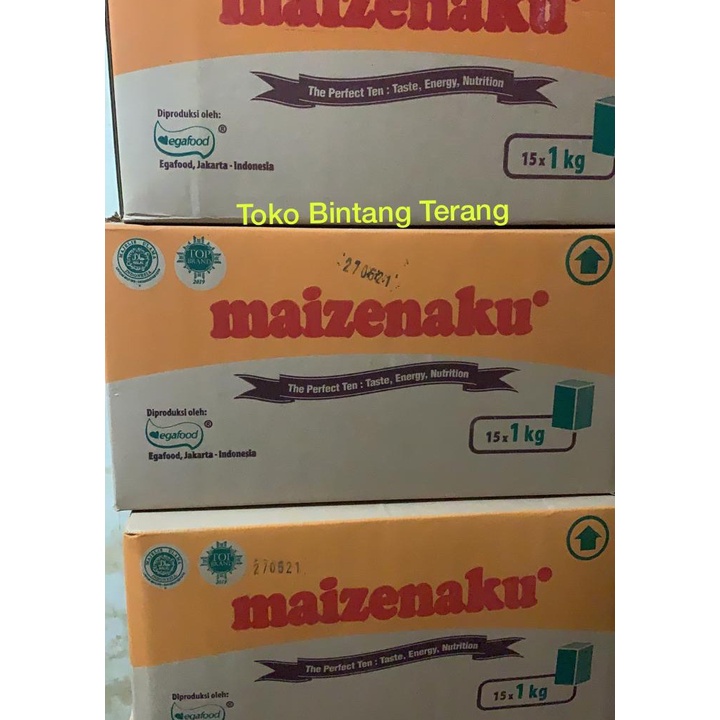 

Tepung Maizena Maizenaku 1 kg 1 Dus Karton isi 18 pcs x 1 kg / 18kg