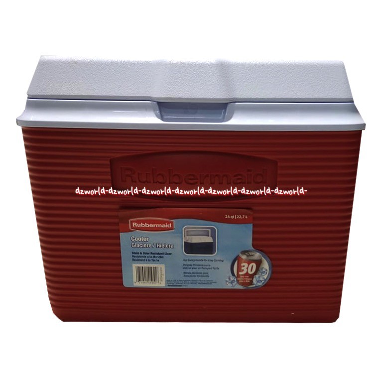 Rubbermaid Box Makanan Minuman Mobile Tetap Dingin Panas 22.7Litter