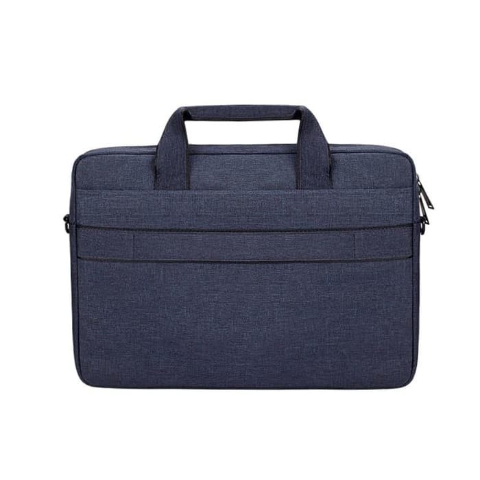 Tas Laptop 15 - 15,4 inch slempang Softcase Sleve  Macbook waterproof - Dark Blue