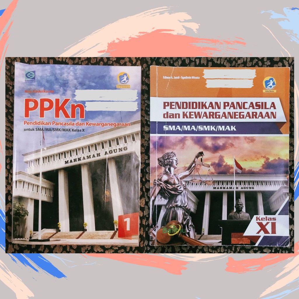 Buku Pelajaran PPKn SMA Kelas 10 dan Kelas 11 - Penerbit Grafindo & Penerbit Bailmu