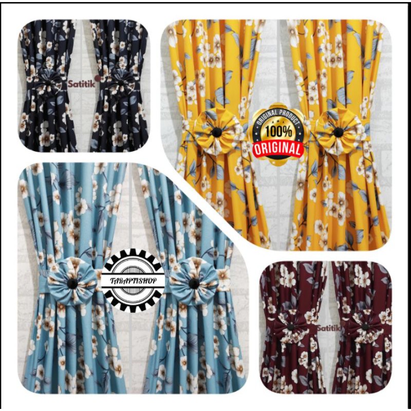 Gorden Spiral Kupu Kupu Minimalis Hordeng Jendela Minimalis Gorden Kupu Kupu Spiral Kain Tebal