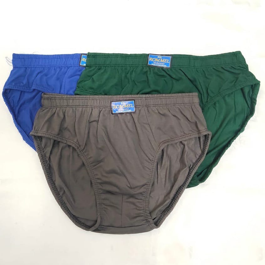 6 Pcs Celana Dalam Pria ROMMEL | CD Laki Dewasa Remaja Anak Murah ROMEL | Sguna Grosir Setengah Lusinan Underwear Sempak