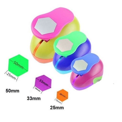 Set Paper Punch - Hexagon Series