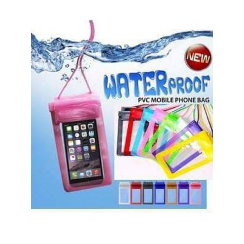 Case Waterproof XL / Waterproof HP Universal Sarung hp Anti air / Waterproof Case Ukuran Large