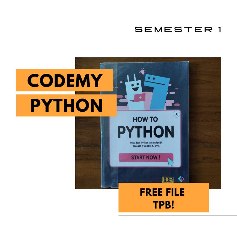 Buku TPB Preloved Codemy Python (FREE FILE TPB)