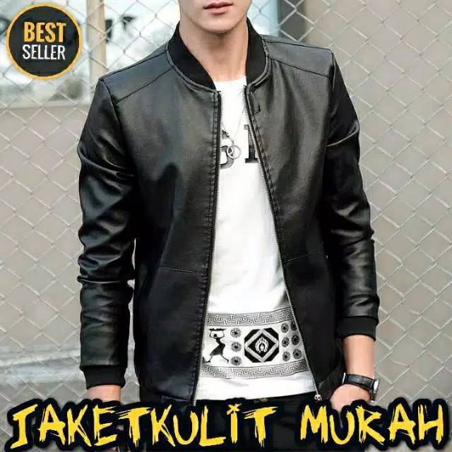 Jeket kulit pria