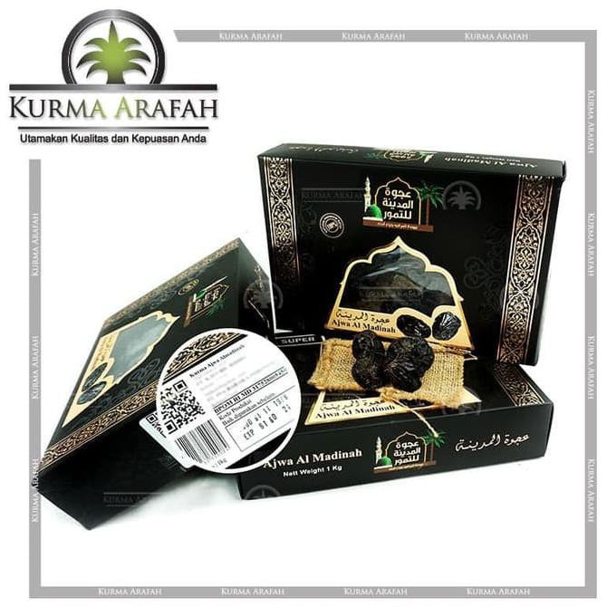 

Kurma Ajwa Premium 1Kg Kualitas Super Asli Madinah Nabi Besar - Jumbo Mudikulo.Com1