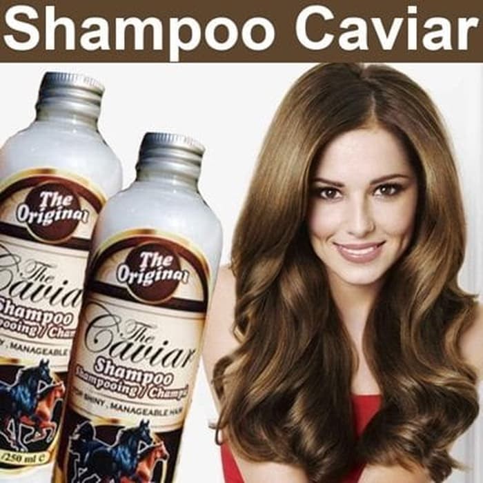 Caviar Shampoo Original BPOM Sampo Cap Kuda Penumbuh Rambut