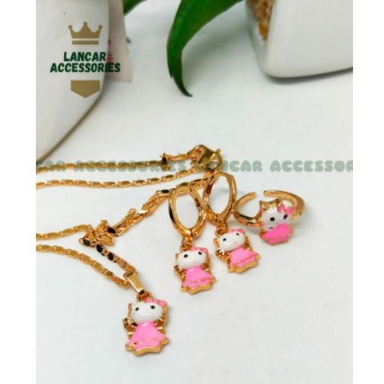 Xuping Set Perhiasan Anak Hello Kitty