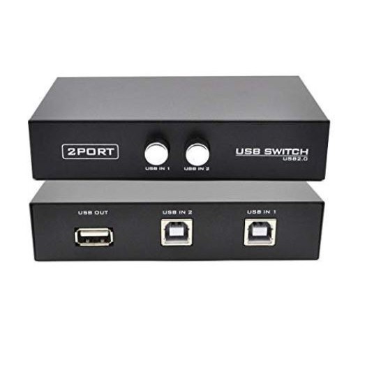 USB DATA SWITCH 2 PORT - MANUAL SWITCH PRINTER 2 PORT