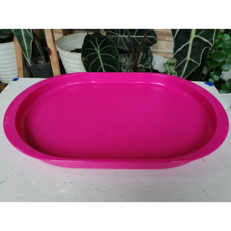 Tray tupperware pink / nampan pink