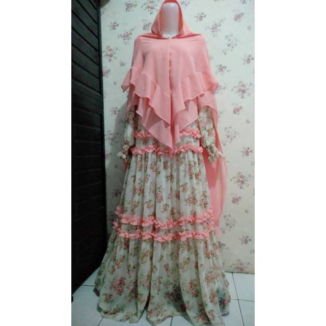 Gamis set khimar ori by Ratu