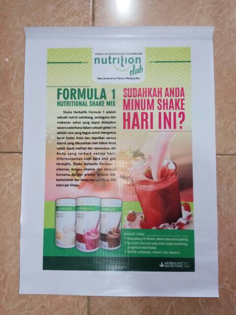 Contoh Flyer Herbalife Materi Pelajaran 6