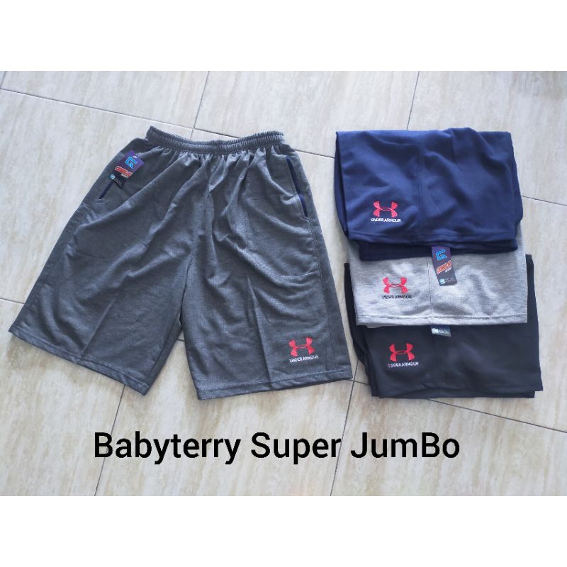 Celana kolor pendek kaos polos Super Jumbo XXXL XXXXL