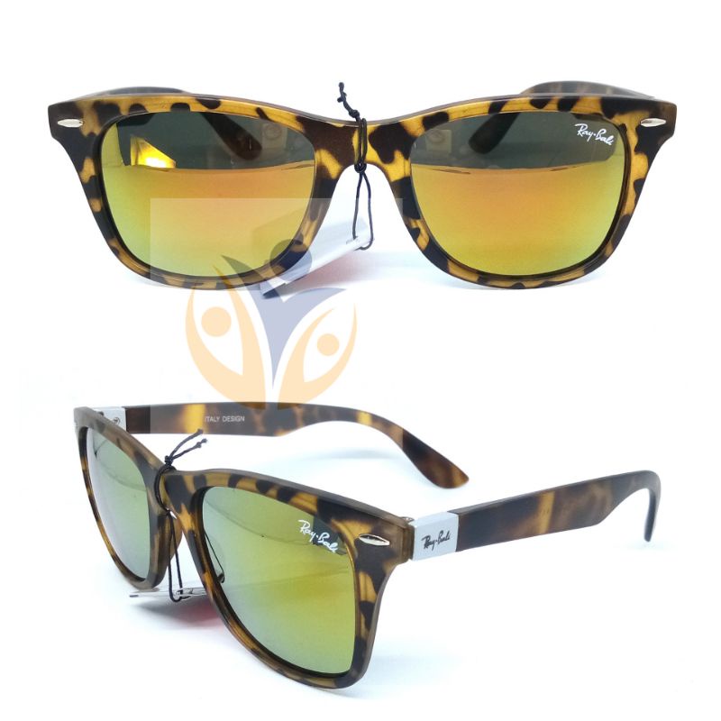 Kacamata hitam leopard fest uv400