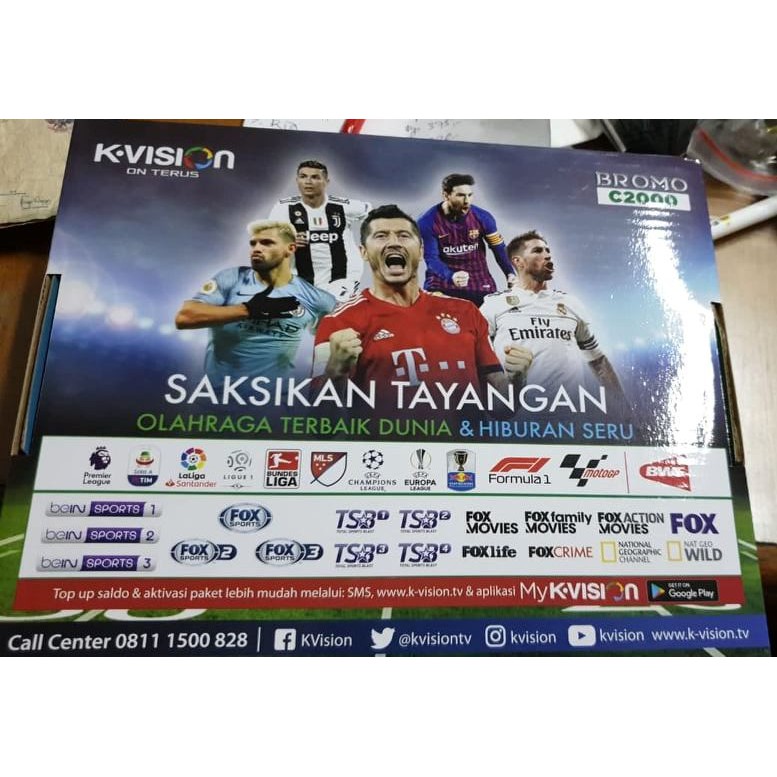 Receiver Kvision C2000 NEW VERSI 2019 Bisa On Di C Band atau Ku Band