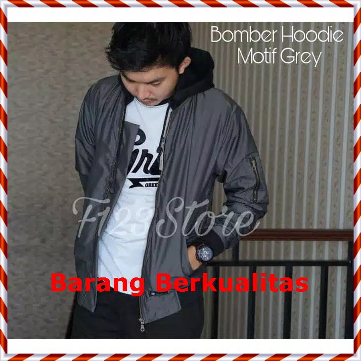 JAKET BOMBER HOODIE ORIGINAL Baju Pria - Baju Cowok - Jaket Pria - Jaket Cowok murah
