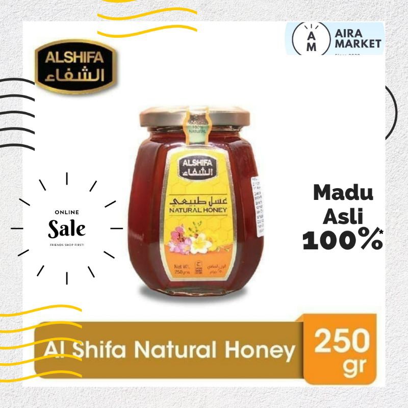 

Madu Al Shifa 250 gr Natural Honey Madu Asli Saudi Arabia 1000 Persen