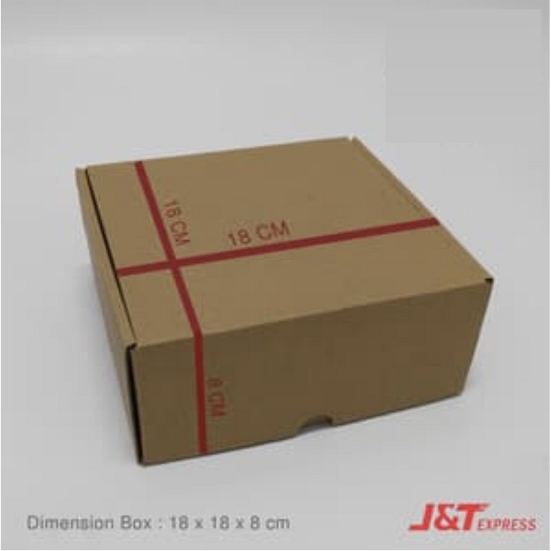 Katalogkardus 18x18x8 20PCS Kotak Kardus Packaging Baju Kaos Pizza Karton Box