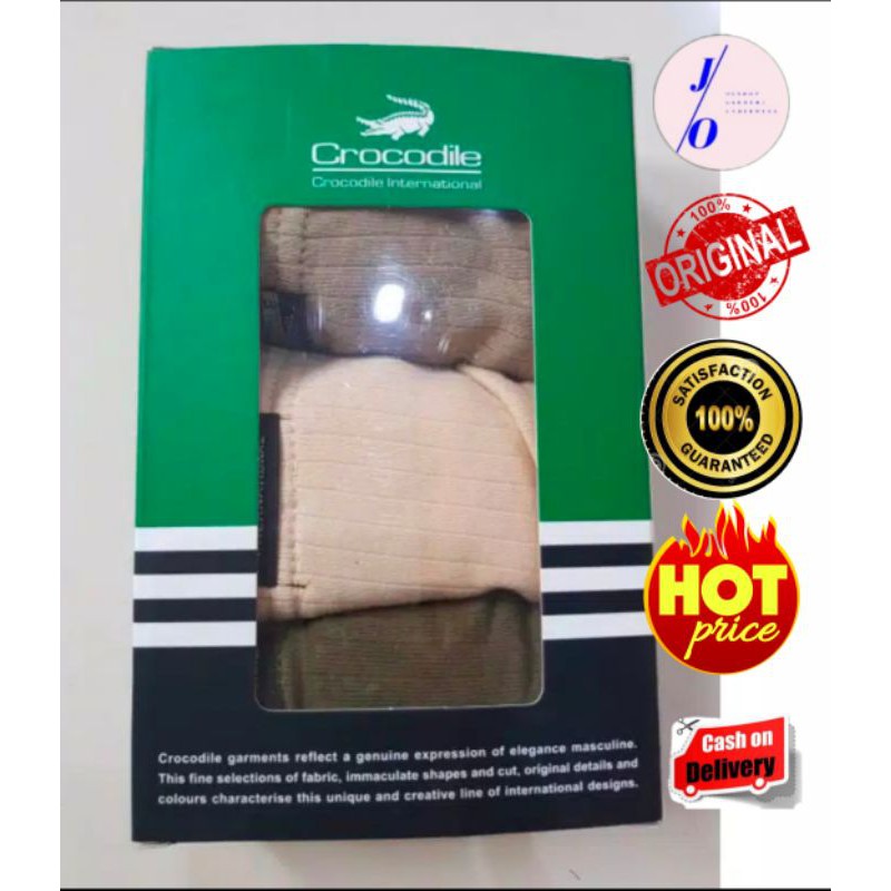 Celana dalam pria CROCODILE 256 ORIGINAL / grosir pakaian dalam pria murah / sempak AGEN CD pria