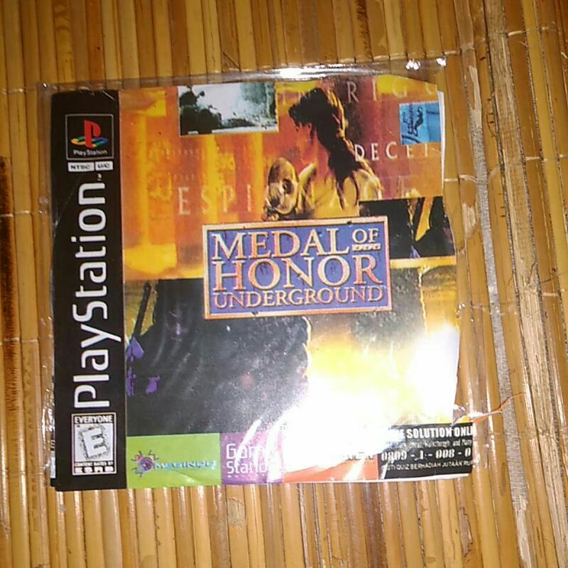 Kaset PS 1 Medal Of Honor Underground