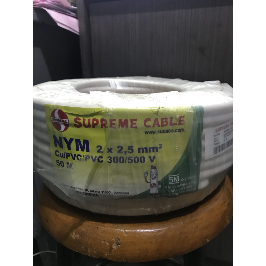 KABEL NYM 2x2,5 2.5 POTONGAN MERK SUPREME