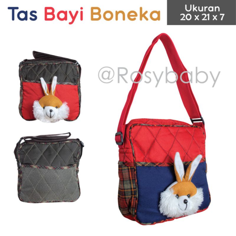 Tas Bayi Kecil Boneka TAS BAYI Dachi Tas Perlengkapan Bayi Multifungsi Karakter Lucu Diapers