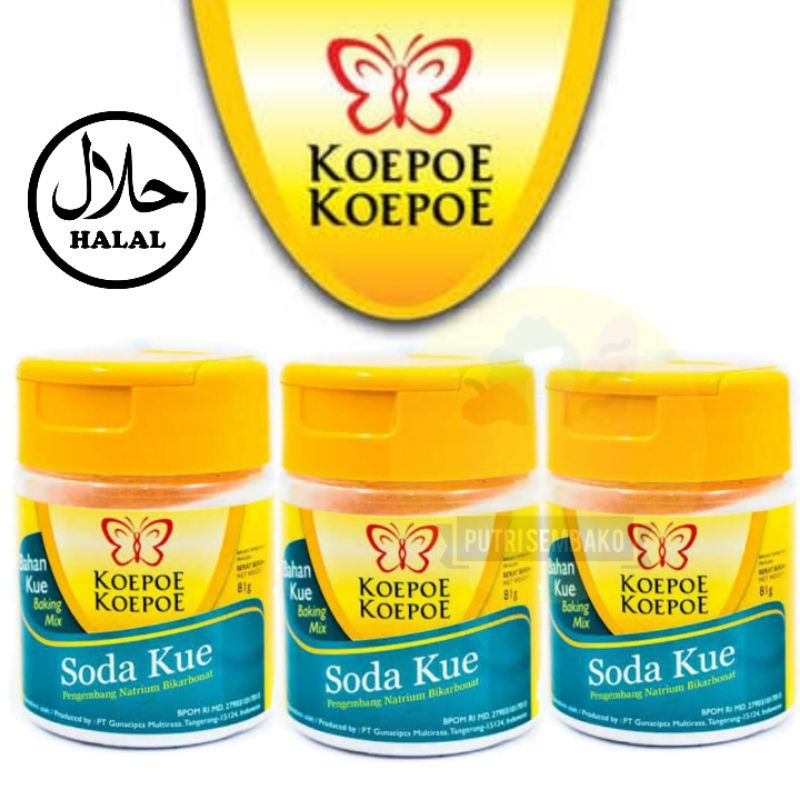 

Soda kue 81gr Cap Koepoe Koepoe / Kupu kupu