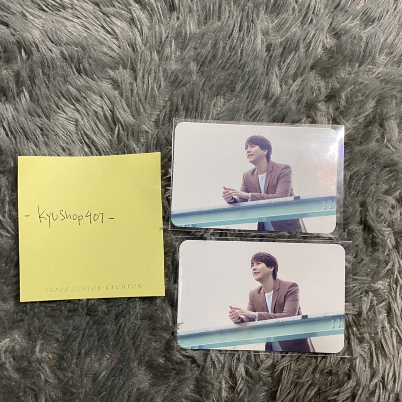 Kyuhyun Japan Album "Celebration" Photocard Super Junior Kyuhyun