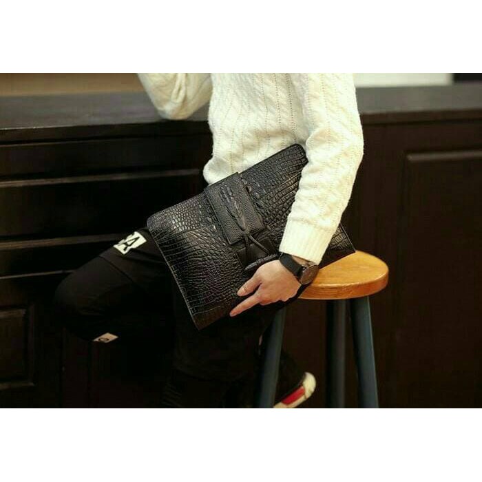 CD49 J55T1 Montblanc Hand Bag Quality Semipremium Clutch Pria Murah Lo Uis Vuitton Kasai Premium Imp