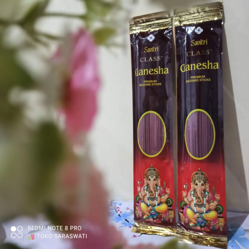 Hio Dupa Wangi Aromaterapi Oud Oudh Gaharu Ganesha Stick Merah