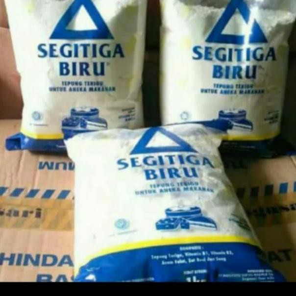 

Tepung Terigu Segitiga Biru 1 Kg 1 Dus Isi 12, Pengiriman Selain Gojek