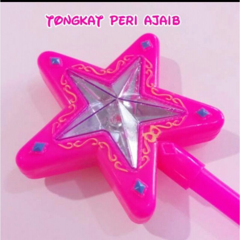 tongkat peri ajaib. mainan tongkat peri ada suaranya.