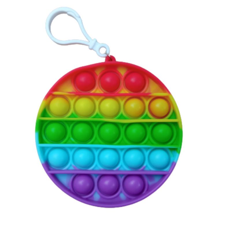 [Ready][COD] mainan edukasi anak Indonesia murah pop it unicorn among us rainbow-Ganci Pop it 1