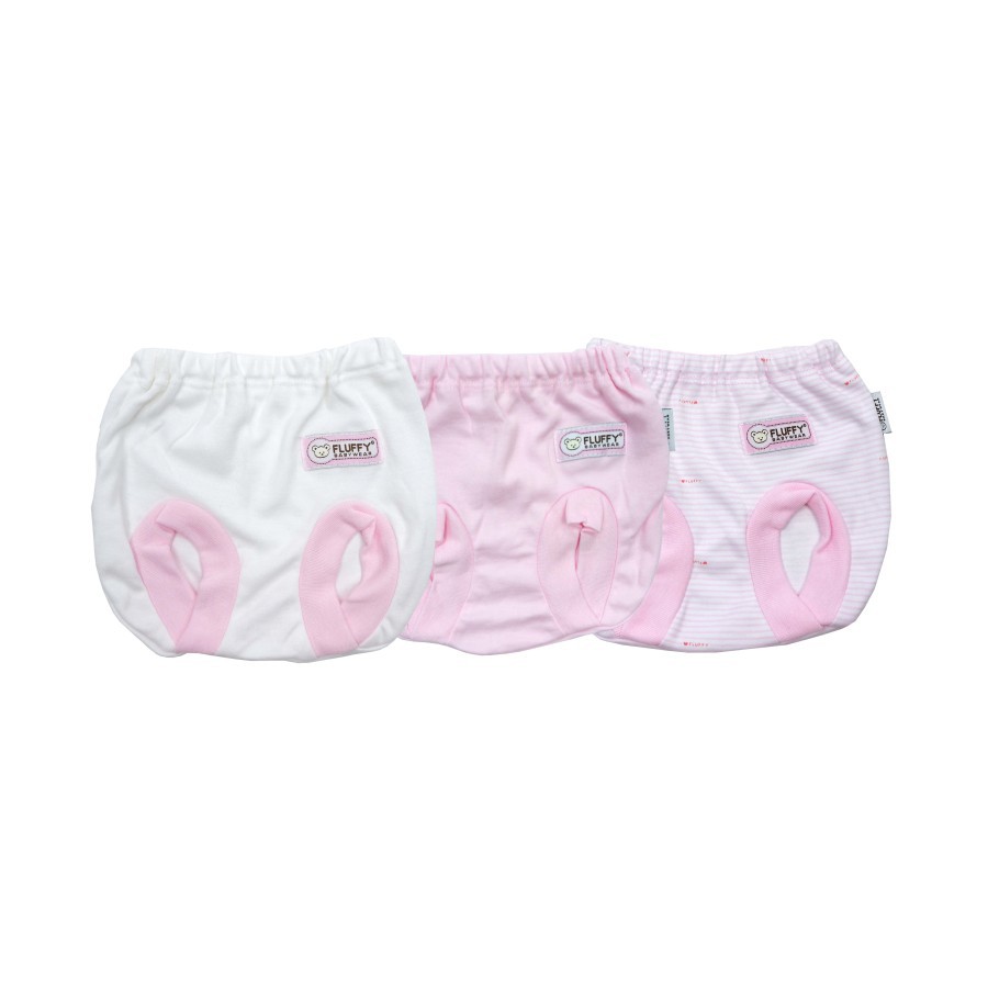 Fluffy Celana Pop / Celana Kacamata (3pcs/pack) Newborn