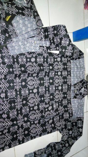 Kemeja Batik Pria Lengan Panjang Motif Sekar Jagad