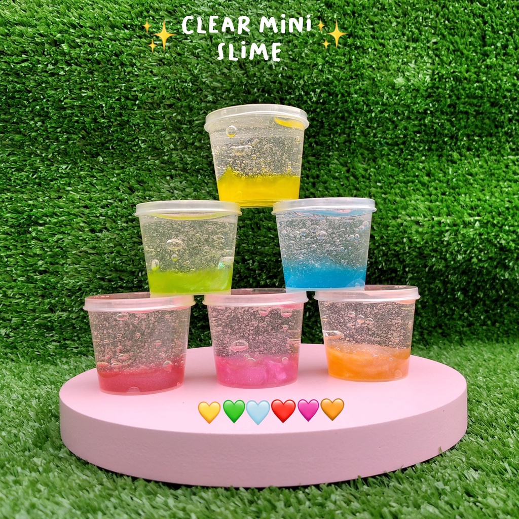 SLIME MINI CLEAR/SLIME CLEAR/SLIME JIGLLY/SLIME WANGI/SLIME MURAH/SLIME MINI/SLIME STRECHY