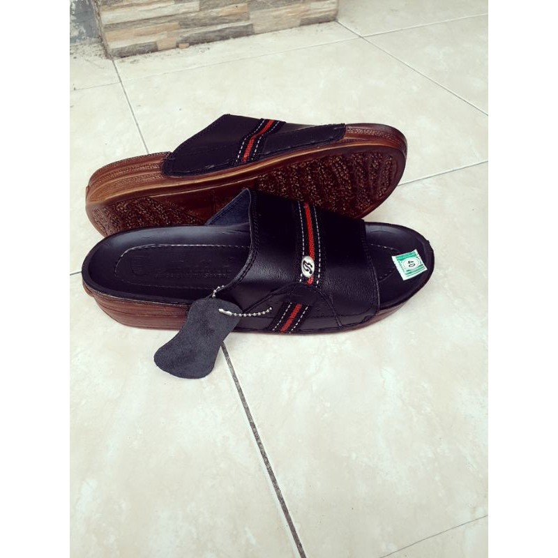 sendal pria andian kulit sapi asli