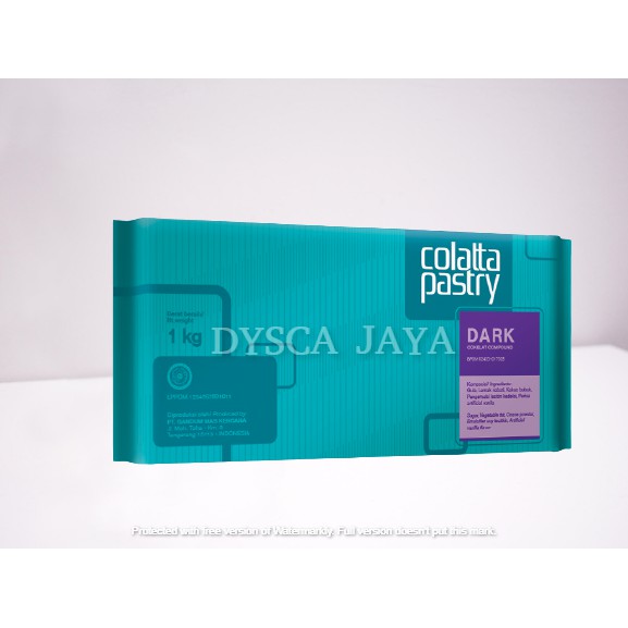 

COLATTA PASTRY DARK 1KG