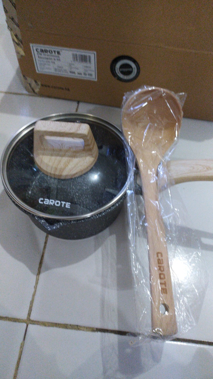 Wajan Marble Dengan Tutup Yoshikawa 24 Cm Mt-24-tp