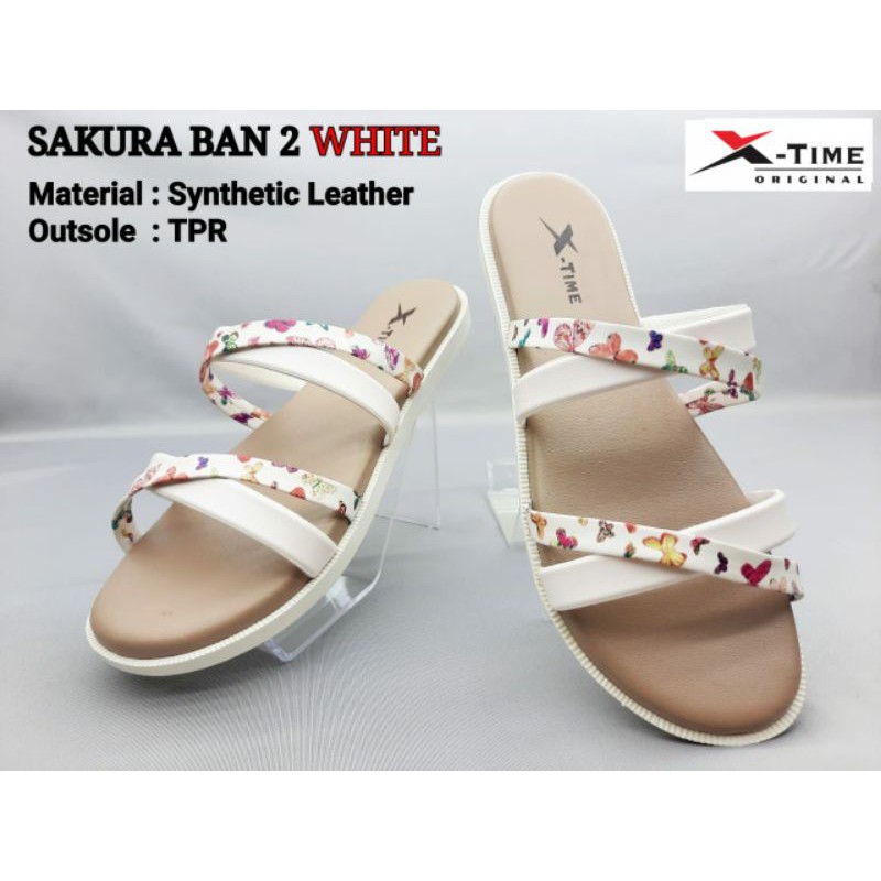 Sandal original wanita X-TIME SAKURA BAN 2 Sandal wanita terbaru