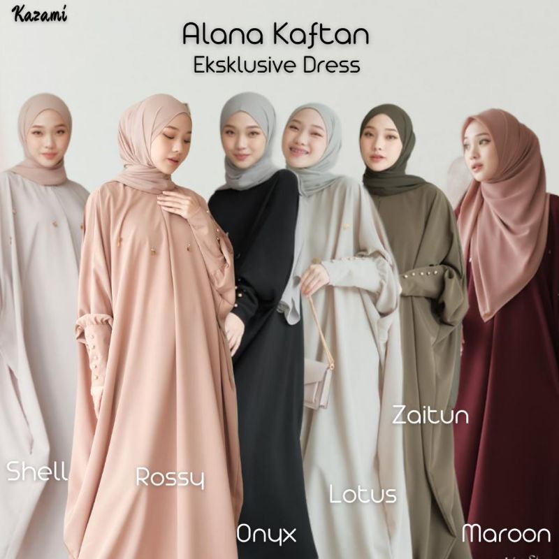 READY STOCK ALANA KAFTAN BY KAZAMI STORE ORIGINAL