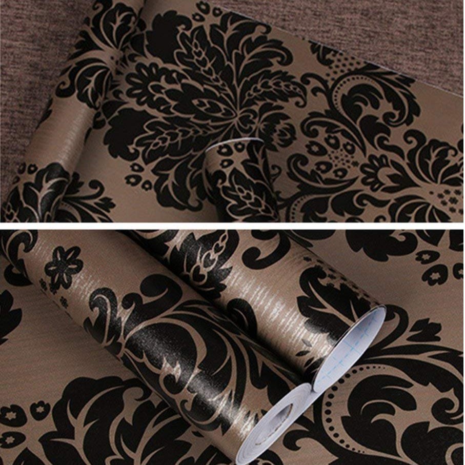 CUCI GUDANG!! Promo Wallpaper Dinding Garis Batik Premium Exclusive Mattee 45cm X 8m - BARNIK88