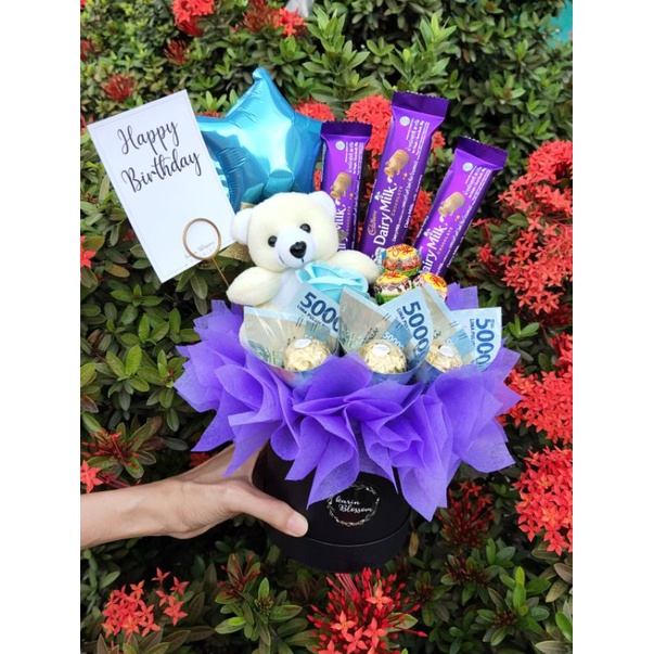 

Bloombox Snack/kado wisuda/bloombox coklat