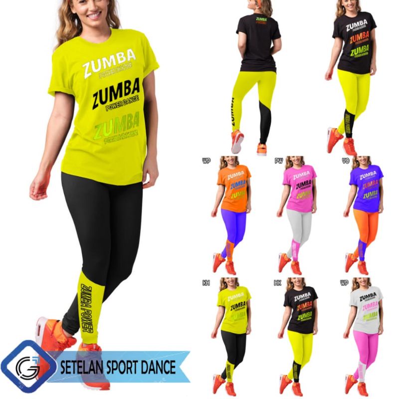 SETELAN GEVSPORT / SET SPORT DANCE / BAJU SENAM GEVSPORTWEAR / ZUMBA / AEROBIC
