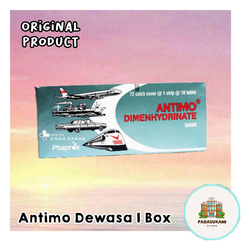 Antimo Dewasa Tablet 1 Box 72 Strip