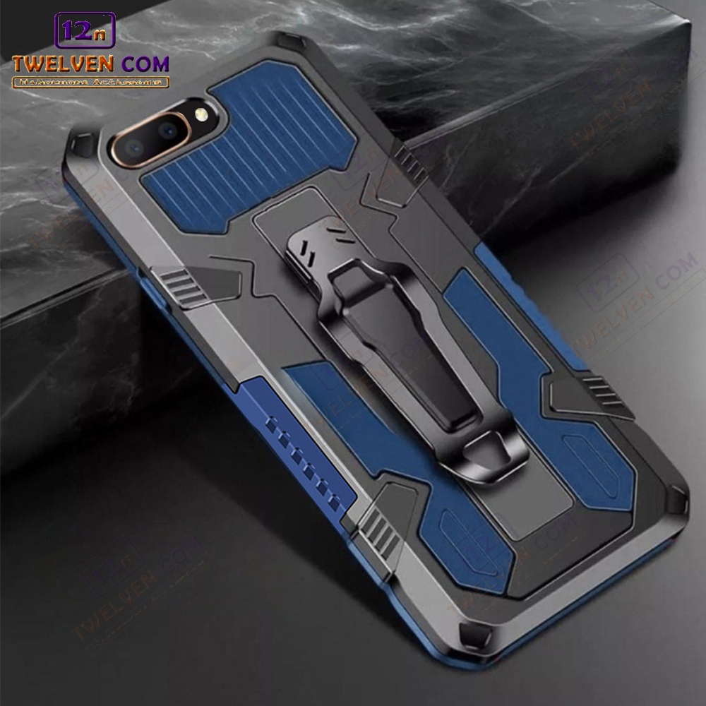 Case Shockproof Realme C2 Armor Hardcase Stand Clip